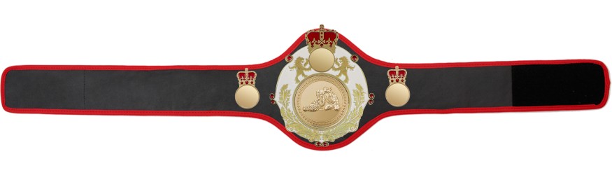 QUEENSBURY PRO LEATHER JIU JITSU CHAMPIONSHIP BELT - QUEEN/B/G/JJG -10+ COLOURS